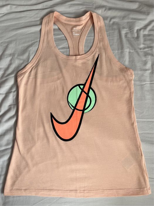Nike Court koszulka tenisowa tank top brzoskwinia S