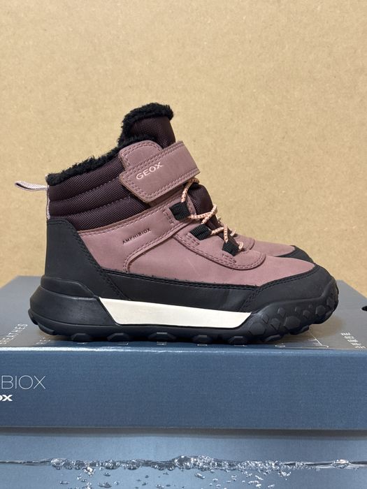 (29 р) Дитячі зимові черевики Geox Trekkyup, Устілка 19 см