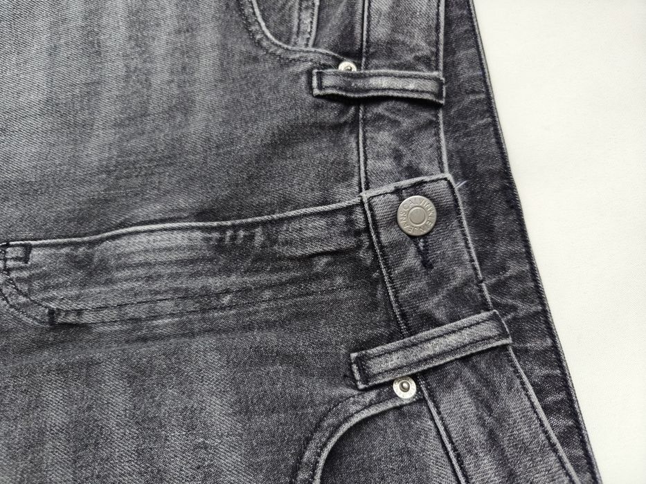 Calvin Klein Jeans spódniczka jeansowa logowana S
