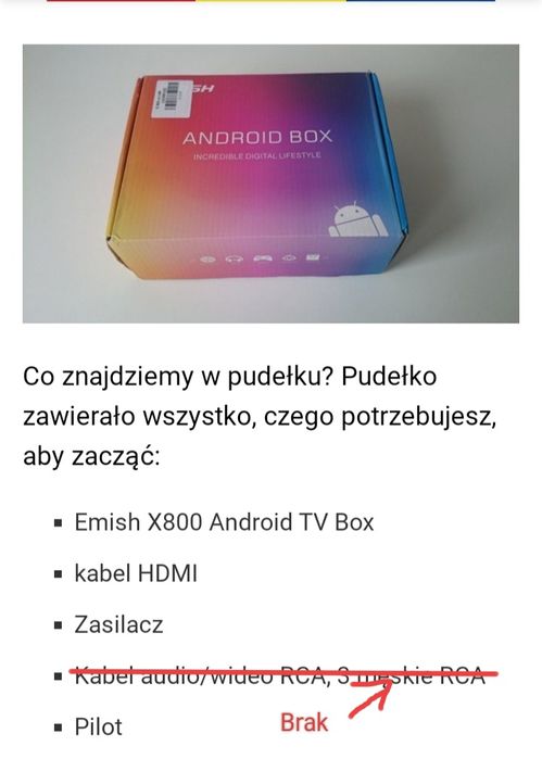 Emish X800 TV Box