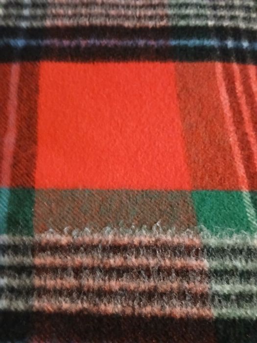 Koc wełniany 130/185 w kratę