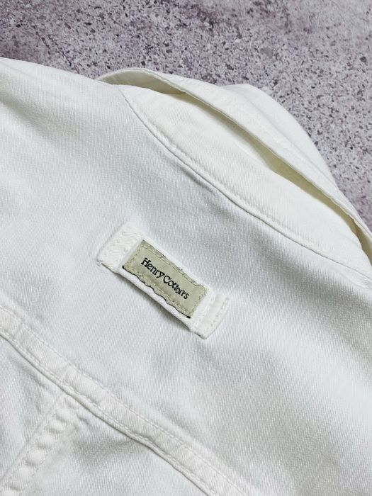 Женская белая джинсовая куртка Henry Cotton’s Xs/S курточка