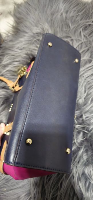 Torba torebka granatowa różowa star Julien McDonald