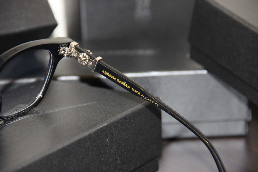 Очки Chrome Hearts Хром Хартс чорні