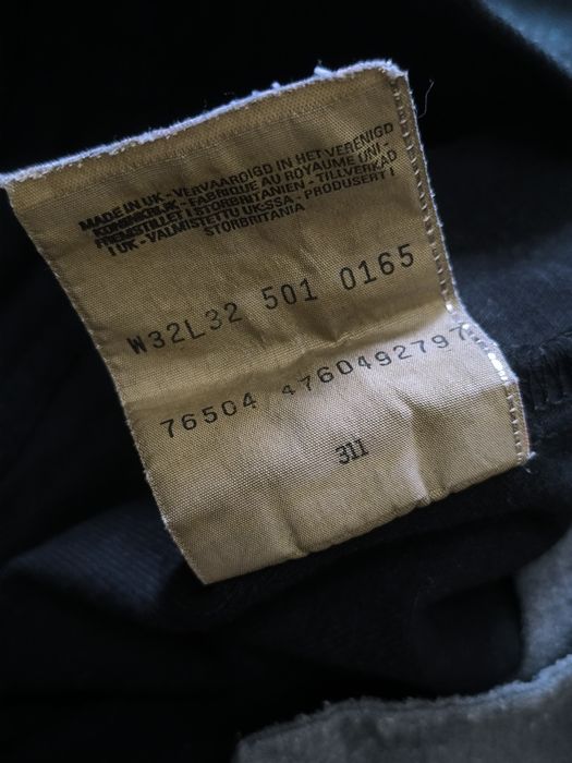 Джинси Levi's 501 Made in UK 32x32 (505, 511, 502, 651, 751, 555, 568, 512)