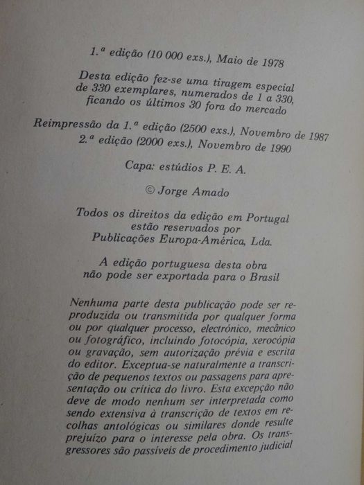 Tieta do Agreste de Jorge Amado