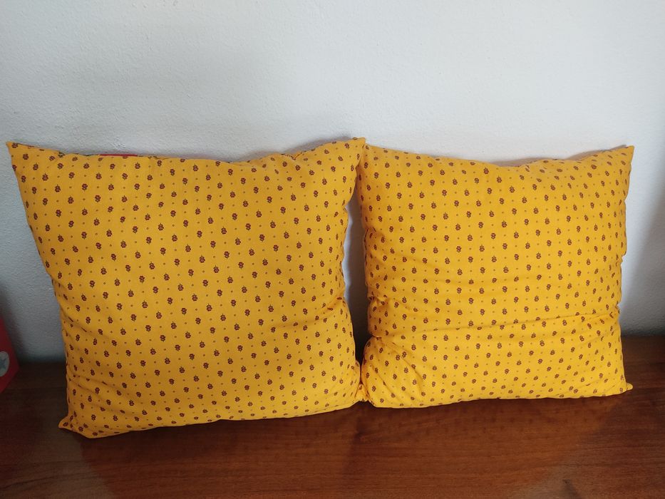 Almofadas com flores