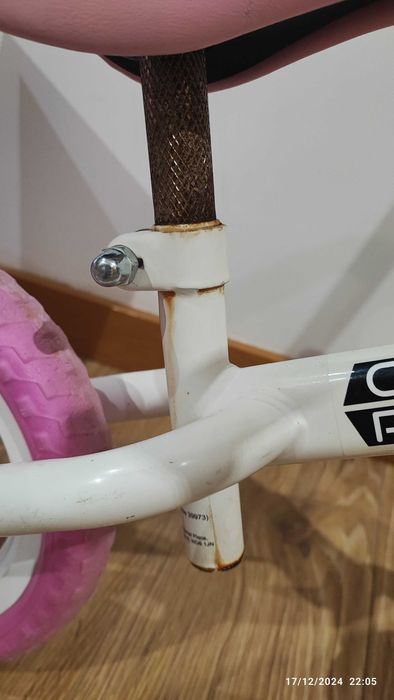 Bicicleta de equilíbrio 2/5 anos Chicco Pink Comet rodas borracha