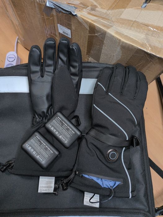 Podgrzewane rękawice zimowe 5V + 2x akumulator 5000 mAh