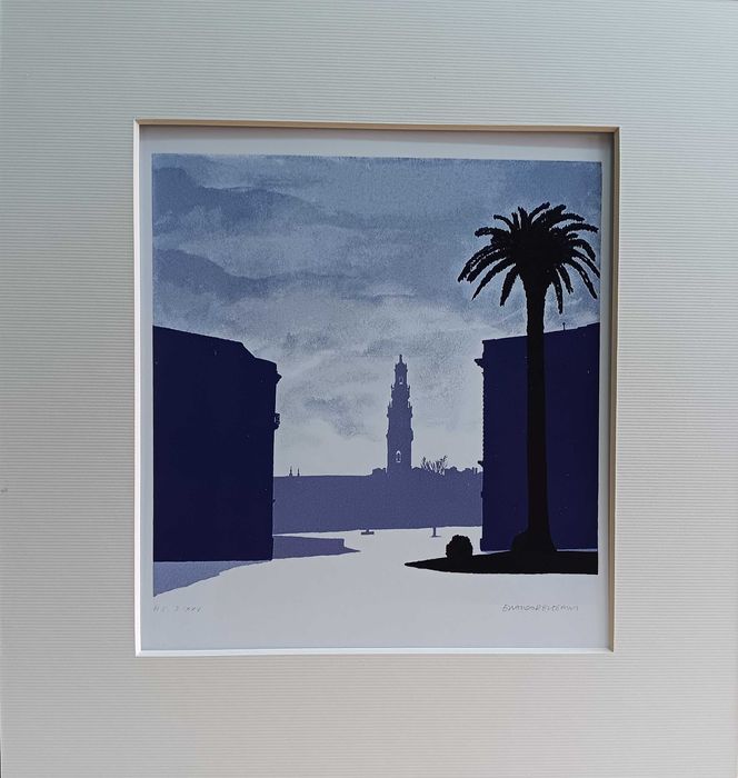 2 litografias de Maluda e Eduardo Lemos