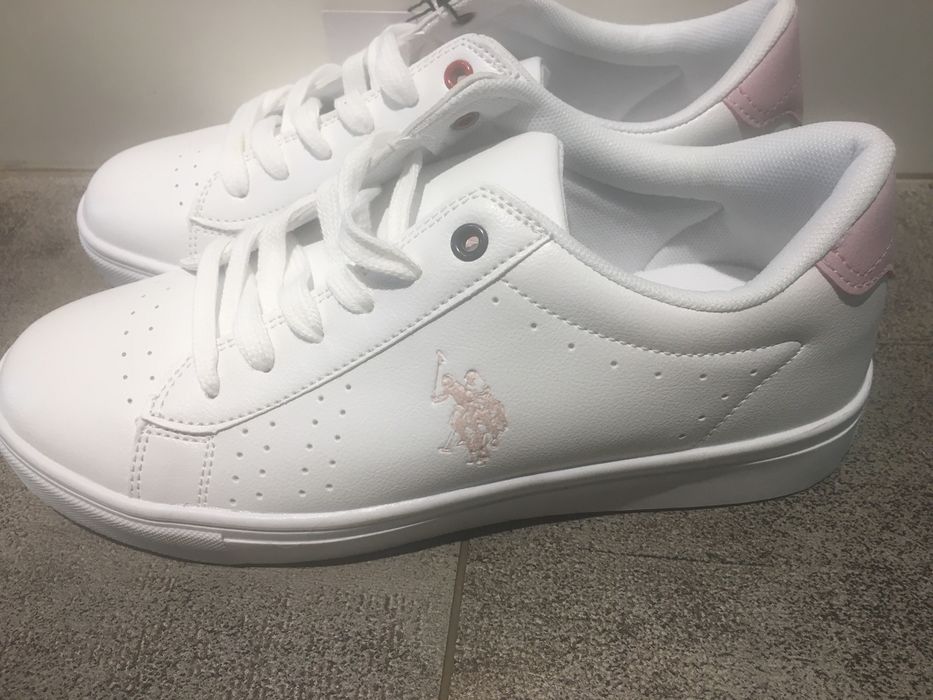 Sneakersy buty trampki U.S. Polo Assn białe r.38 nowe