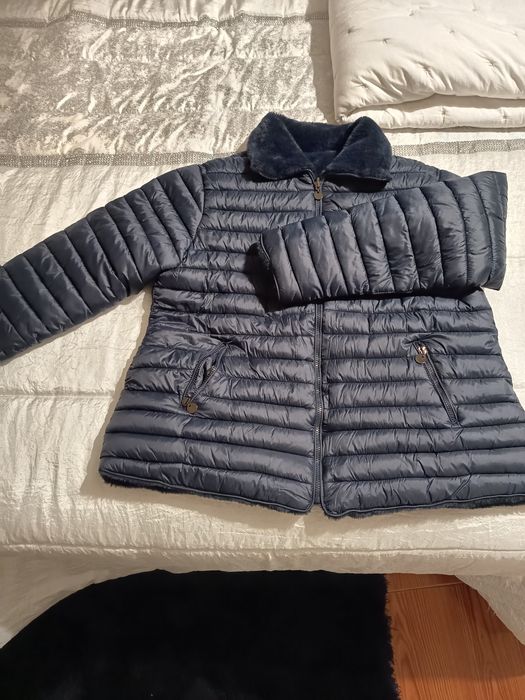 Blusão com pelo reversível