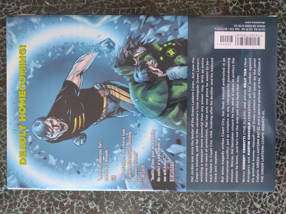 Green Lantern Vol. 8 Reflections by Robert Venditti & Billy Tan Hardcover by DC Comics
