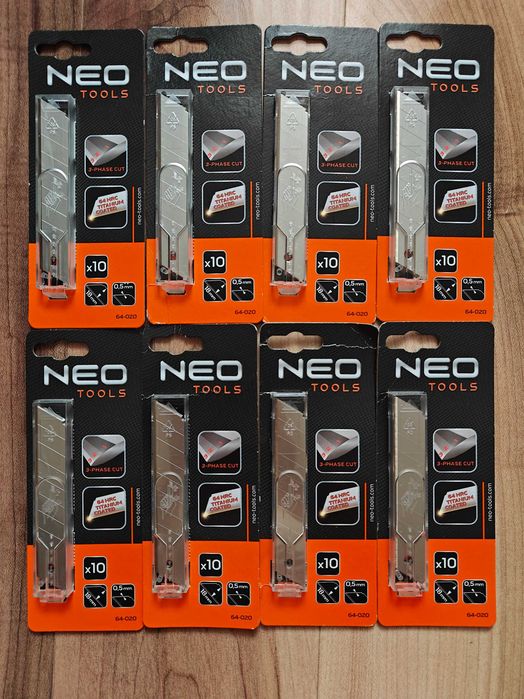 Ostrza łamane wymienne NEO Tools 64-020 8 opakowań.