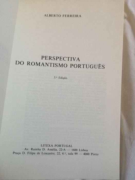 Perspectiva do Romantismo Português