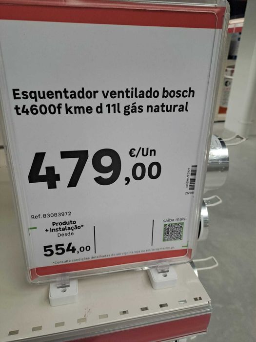 Esquentador Ventilado Bosh- Gas Natural