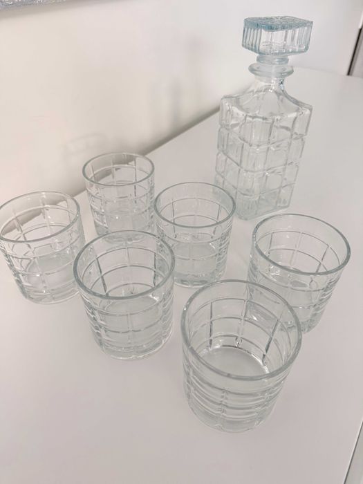 Vendo conjunto de 6 copos de whisky em cristal