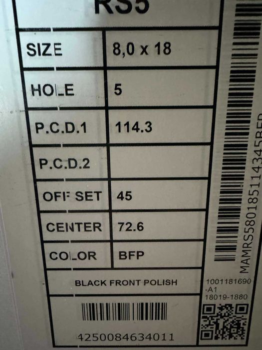 Alufelgi 5x114,3 r18 MAZDA NOWE! Cx-5 CX-30 CX-3 3 5 6 MX-5 CX-7 44#