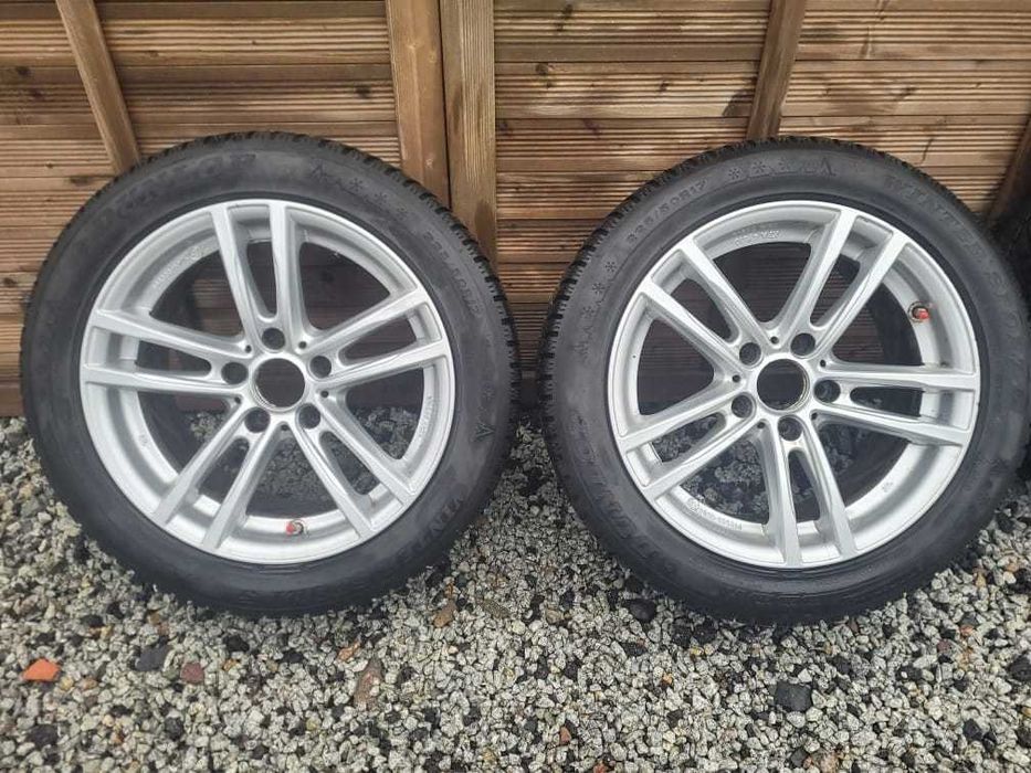Koła zimowe BMW 3 F30/E91 ALUFELGI opony DUNLOP 225/50R17