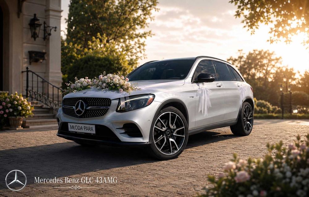Mercedes GLC43 AMG auto do ślubu | Auto dla Młodej Pary | Wynajem