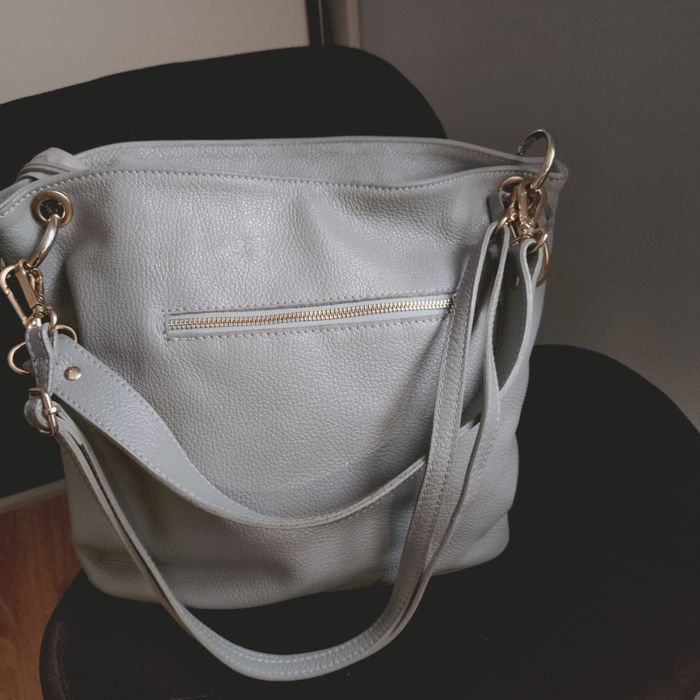 Torebka Venezia jasnoszara.