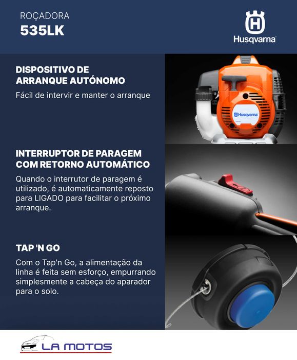 Roçadora Husqvarna 535 LK