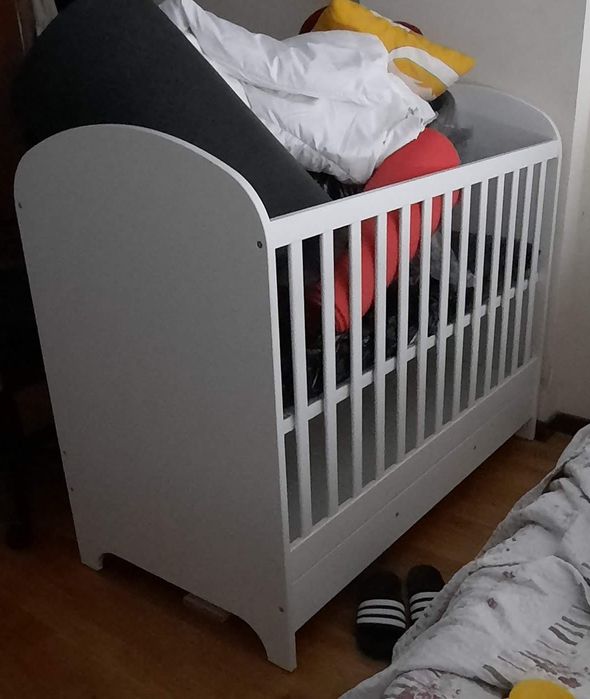 Berço GONATT da IKEA com colchão