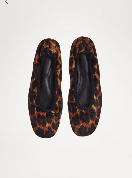 Балетки Mango лео 38р