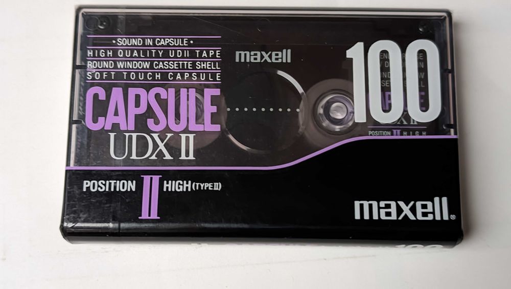 Maxell Capsule UDX II 100 1szt 1990r.