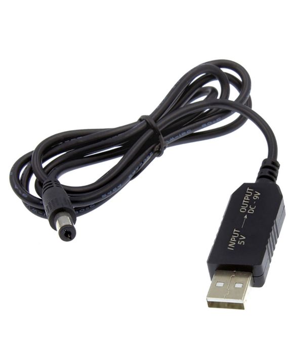 Кабель для роутера Berger USB 5v to 9v DC