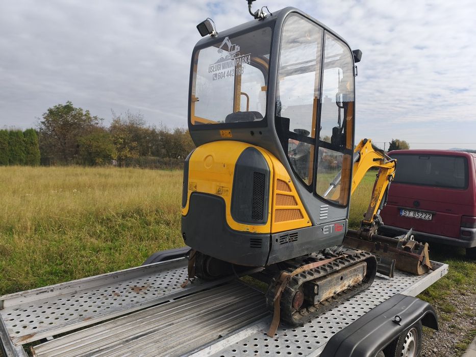 Minikoparka Wacker Neuson ET16 2800h Brutto (Kubota, bobcat, Cat)