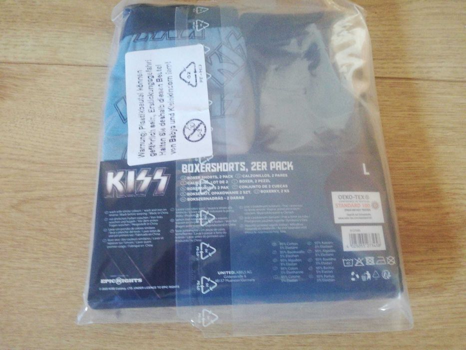Conjunto de Boxers da banda Kiss