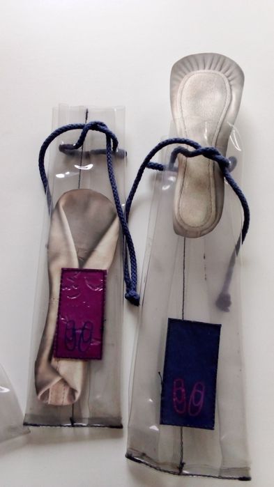 Sacos para sapatilhas ou acessórios de ballet
