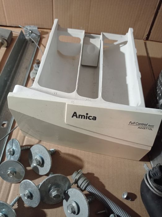 Części zamienne do pralki Amica AWST10L szuflada wąż bęben korek