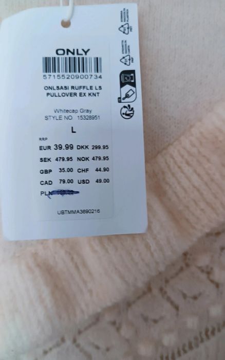 Sweter damski ONLY L