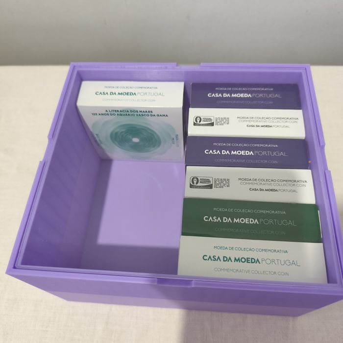 Caixa moedas Proof