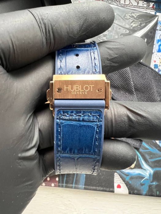 Годинник Hublot Classic Fusion Chronograph King Gold Blue