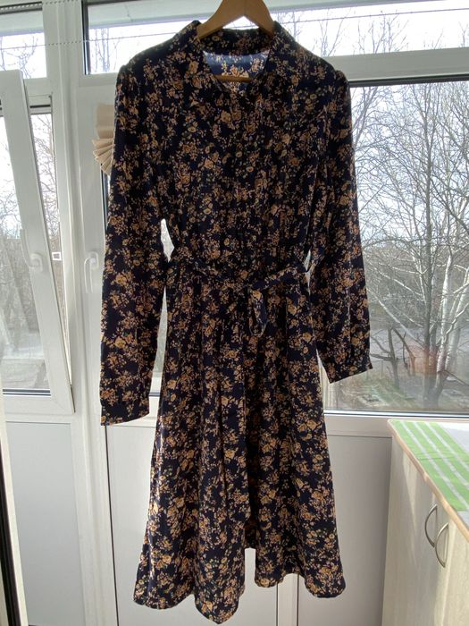Сукня міді кввтковий принт
