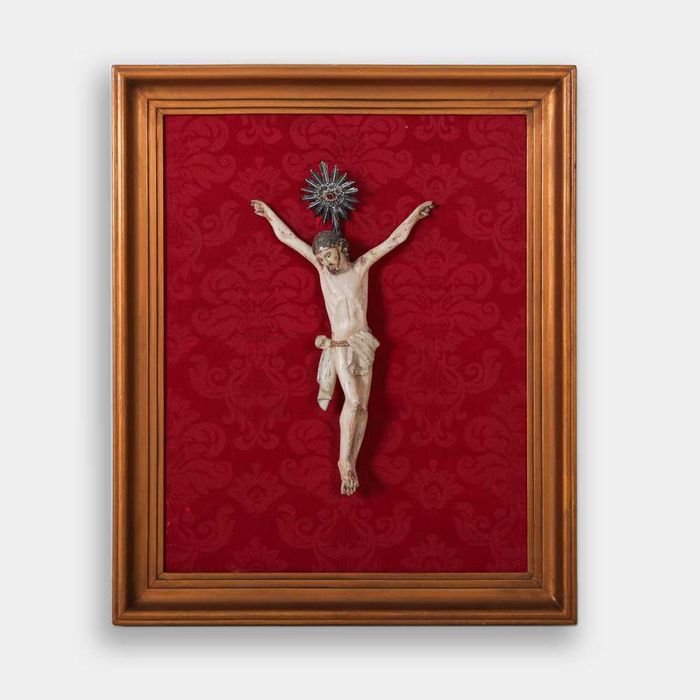 Moldura com Cristo Crucificado