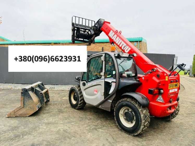 Телескопічний навантажувач MANITOU MT625 /2016/ + вила і ковш