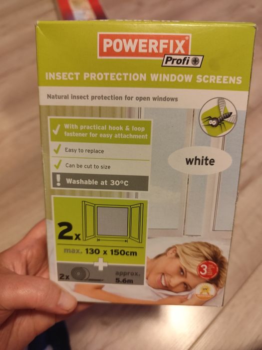 2  moskitiery  na rzep Powerfix Profi