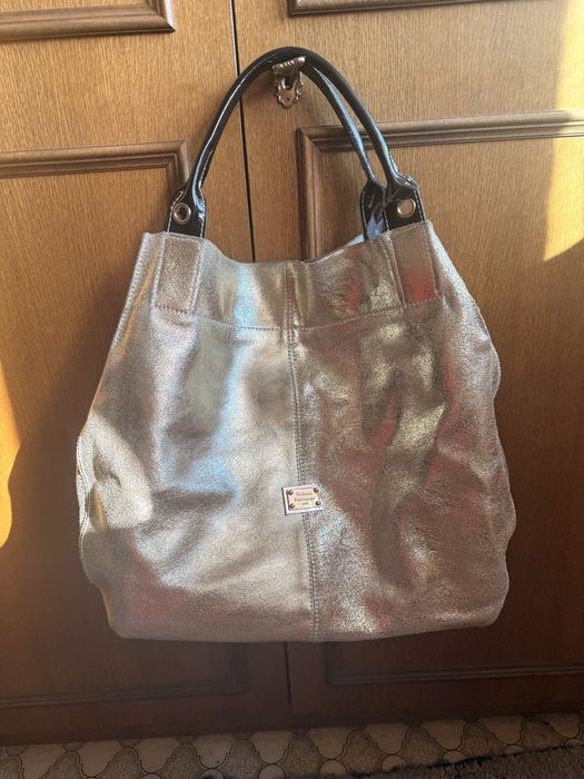 Сумка натурпльная кожа, золотая V. Fabbiano Italy