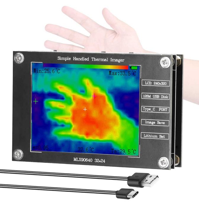 Vendo Câmera Térmica 32x24px -40º a 300º