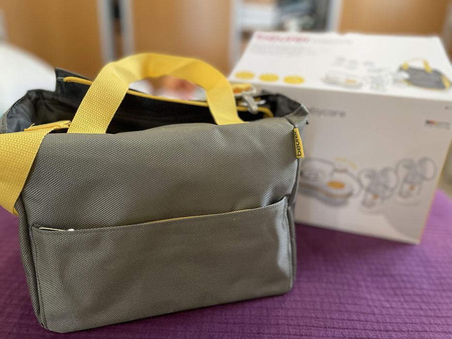 Bomba Tira-Leite Dupla BEURER elétrica e manual e todos acessórios