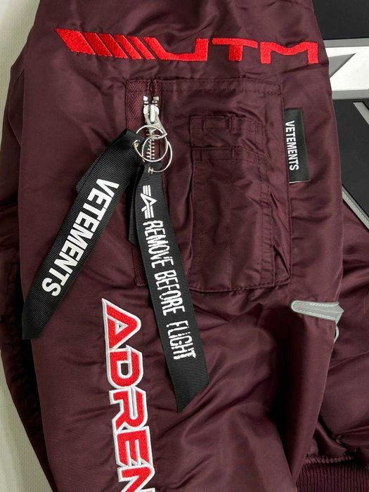 Vetements Alpha Industries MA-1 Bomber бомбер пуховик куртка S M L XS