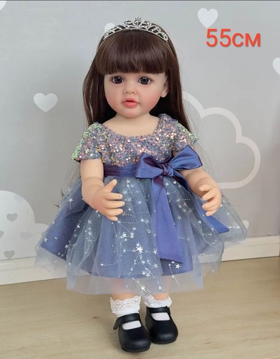 Лялька Reborn кукла реборн колекційна вінілова бебіборн подарунок