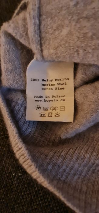 Sweter wełniany merino 100% roz S  jak NOWY (ochnik vistula wólczanka)