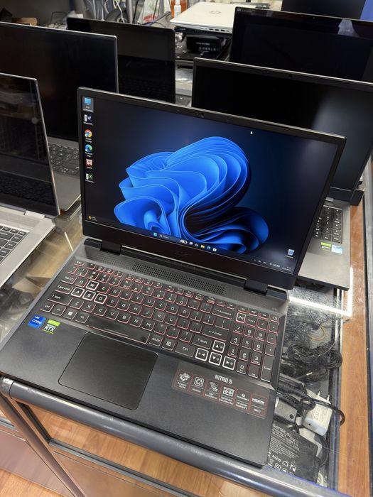 Мощный игровой ноутбук Acer nitro intel i7-12700H nvidia 8гб 3070