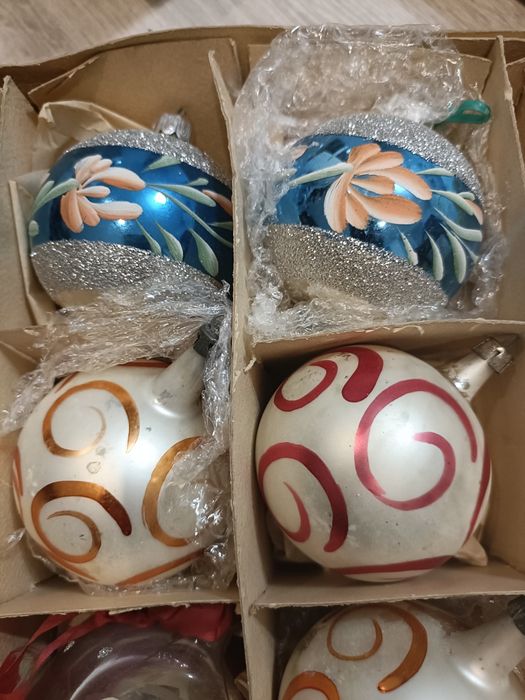 Bombki choinkowe prl B1