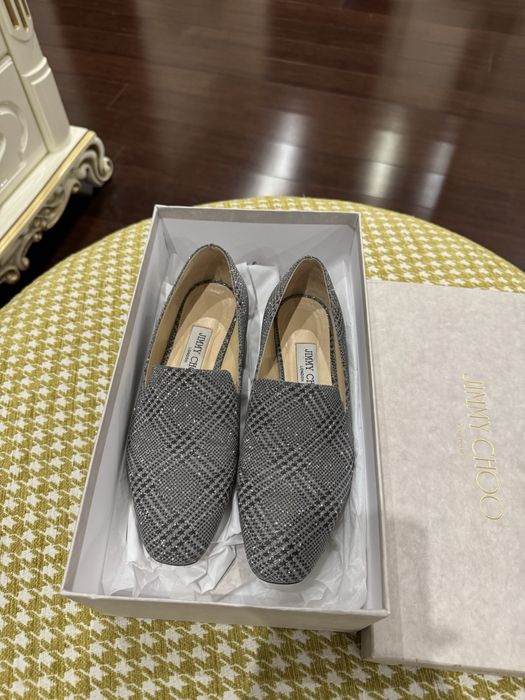 Лофери - срібні Jimmy Choo Оригінал